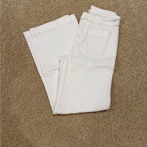LC Lauren Conrad White Flare Jeans